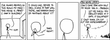 Let us hope insurance companies have humor :-) https://xkcd.com/905